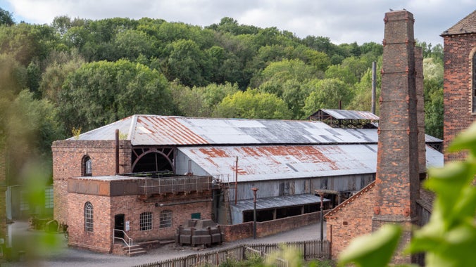 Industrial building at the Ironbridge Gorge Blists Hill site
